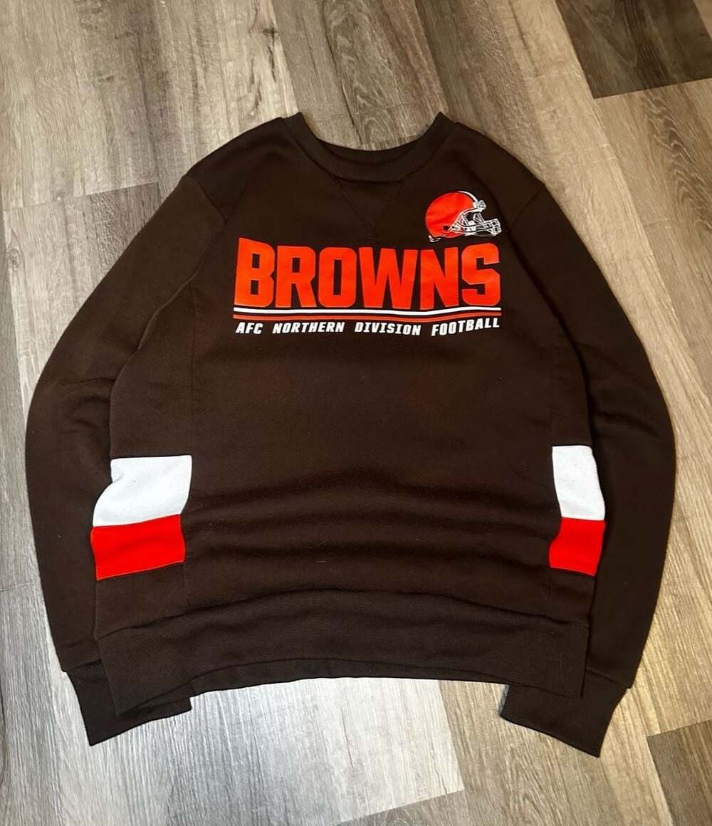 NFL Cleveland Browns Team Apparel Sweatshirt Size M